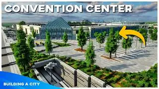 Finishing the Convention Center! - Building A City #139 [Minecraft Timelapse]