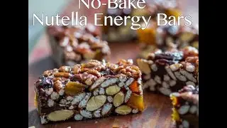 No-Bake Nutella Fruit & Nut Bars - Energy Bars FTW!