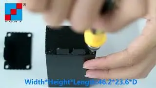 small extruded aluminum enclosures electronics 46.2*29.6-90 mm width x height x length