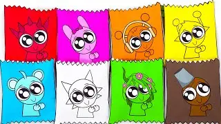 Paper DIY💖 Unboxing INCREDIBOX Blind Box, How to make Candy Blind Bag ASMR