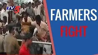 Govada Sugar Factory General Body Meeting | Fight Between Farmers TV5 News