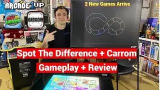 Spot The Difference + Carrom Gameplay + Review on The Infinity Game Table Arcade1Up