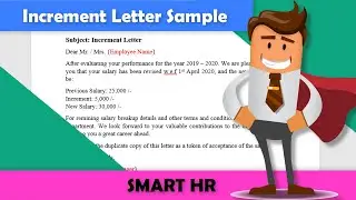 How to write an Salary Increment Latter | Increment Latter | Smart HR