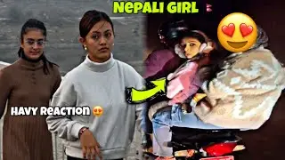 Nepali🇳🇵Girl Havy Reaction 😍| Aaj to maza aagya || 
