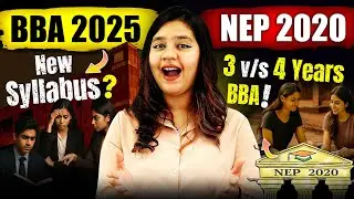 🤩BBA Syllabus 2025? 3 Years vs 4 Years BBA Course? Big Changes? #BBACourse #BBAJobs #BBAAdmission