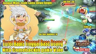 VALE OFFLANER VS EDITH || AWAL DI BULY TURET HABIS TINGGAL BASE TAPI KITA COMEBACK || MLBB 2022
