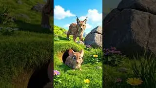 Mouse Meets Lynx on the Hills | Fun Kids Story Animation