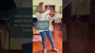Enhance Your Vibrato on Long Notes: Daily Practice Tip #ViolinVibrato #NYMusic