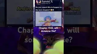 Everyone is waiting for One Piece chapter 1142! Will a StrawHat pirate die?#newbhits #onepiece #zoro
