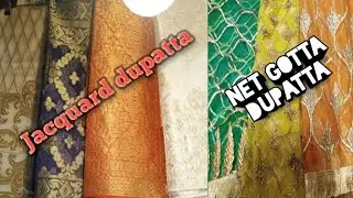 Organza jacquard dupatta and shirts 2 piece