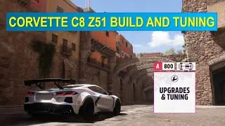 Forza Horizon 5 | Corvette C8 z51 Build and Tuning + Hotlap