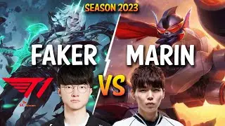 T1 Faker vs MaRin - Faker VIEGO vs MaRin RUMBLE Jungle - Patch 13.17 KR Ranked