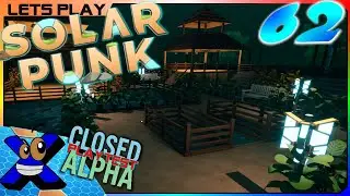 STIMMUNG ✨ Wassergarten beleuchtet! Abends ein echtes Highlight 🌞#62 Solarpunk Closed Alpha