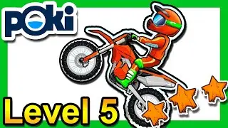 Moto X3M Bike Race Game Level 5 [3 Stars] Poki.com