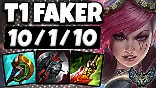 T1 Faker Vi Jungle vs Karthus - Patch 13.7 Korea Challenger ✅