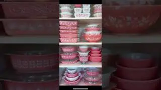 Pink Pyrex #pyrex #vintagepyrex #rarepyrex #pyrexcollector #pyrexcollection #midcentury #vintage