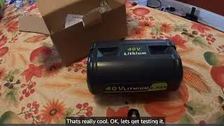 For Ryobi OP40401 Battery 40V 6.0Ah Replacement Li-ion Battery For Ryo