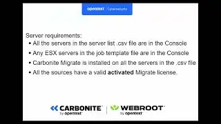 Carbonite Migrate 8.5.3 - Create Jobs from Template