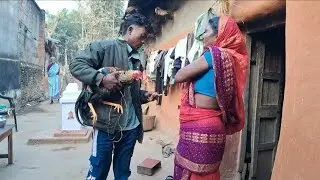পৌষ পরবে শাড়ি না দিয়ার কারনে মুরোগ সাড়া বিক্রি করে শাড়ি নিয়ে ঘর । পুরুলিয়ার সামাজিক ভিডিও