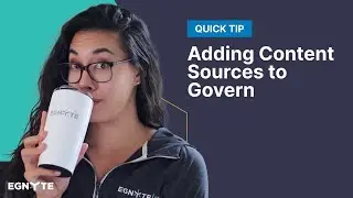 Adding Content Sources to Govern