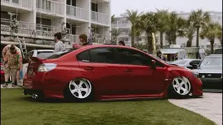 CRAZY STANCE CARS TAKE OVER DESTIN BEACH!!