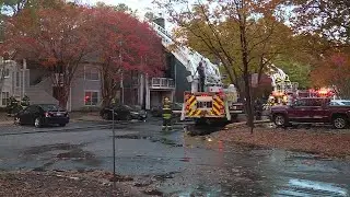 Crews respond to fire at Henrico County apartment building