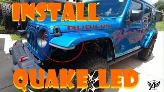 Jeep Wrangler Rubicon Quake LED Chop Kit Installation | Sequential Turn Signal & Side Marker Lights