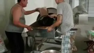 peanut fryer, broad beans frying machine