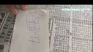 😱Super Wins🏆 Lotto, Monday Special Plan Settings BK65&pi; | Watch How It Sets