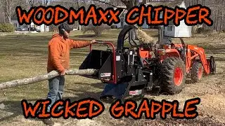 #354 Tree Work with the WoodMaxx PTO Chipper & Wicked Grapple