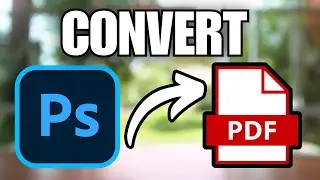 Как сохранить PDF-документ в Adobe Photoshop (экспорт PDF)