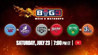 BIG3 Season 5 | Week 6 | Ghost Ballers v Triplets | Enemies v Trilogy | Ball Hogs v 3's Company