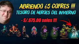 ABRIENDO 65 COFRES !!! ► CrownFall Winter 2024 Heroes' Hoard 😱 | Dota 2