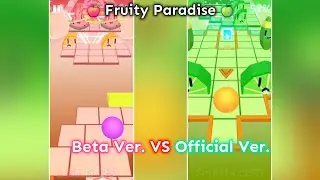 Fruity Paradise 🫐 - Beta Version VS Official Version | Rolling Sky UGC