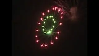 3 inch display shells Double ring(RED& GREEN) by Chinasky fireworks