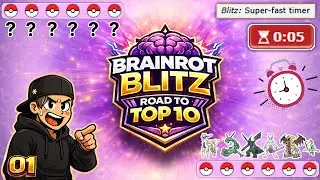 THE CLIMB BEGINS! | Brainrot Blitz Ep. 1 &ndash; Pok&eacute;mon Showdown Random Battles Blitz: Road to Top 10