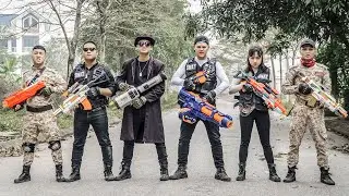 SEAL X NERF WAR : SEAL X Legendary Rescue! Nerf Guns vs Crime Syndicate in an EPIC Battle