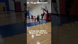 Treyvion With 2 Rebound Then Put Back #Basketball #Rebound #PutBack #Scorer #EasyBucket