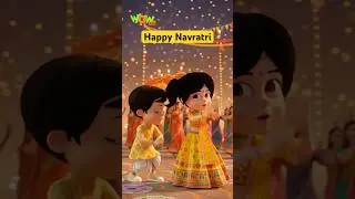 Let&rsquo;s Dance! Navratri Day 4 with Vir & Friends 💛 #shorts #navratri  #info