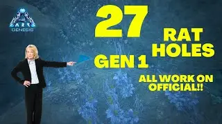 [ARK] 27 BUILDABLE Rat Holes on GEN 1 (All work on Official)