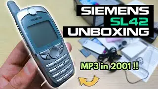 Siemens SL42 - The Mp3 Phone From 2001, Before It Was COOL