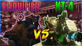 'KT-4 VS. SLIQUIFIER' - WHICH IS BETTER!? (CoD Zombies Wonder Weapon Wager/Comparison!)