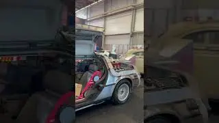Back to the Future - In real #backtofuture #motorshow2023 #amsterdam #backtothefuture