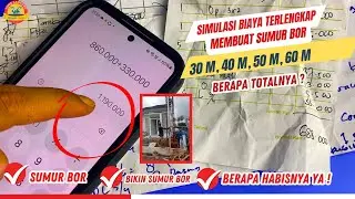 Simulasi Biaya Membuat Sumur Bor Terbaru