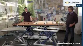 HOKUBEMA TV - 06.05.2020 | Hubtisch HS300 gro&szlig; mit Lochrasterplatte und Vakuumspanneinheit