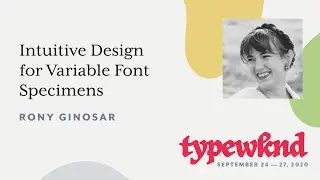 Intuitive Design for Variable Font Specimens