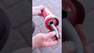 Fire Extinguisher Exhaust build for the homemade minibike #diy #exhaust #minibike #homemade
