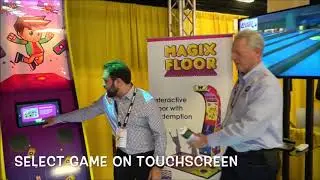 MagixFloor Arcade Game - Interactive Floor Game - Supplied by iActive Tech