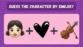 Guess The Wednesday Characters By Emojis | Can You Guess Wednesday Addams Family Characters ?