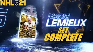 NHL 21 | MARIO LEMIEUX 99 OVR GOLD MASTER ICON SET COMPLETE | HIGHLIGHTS